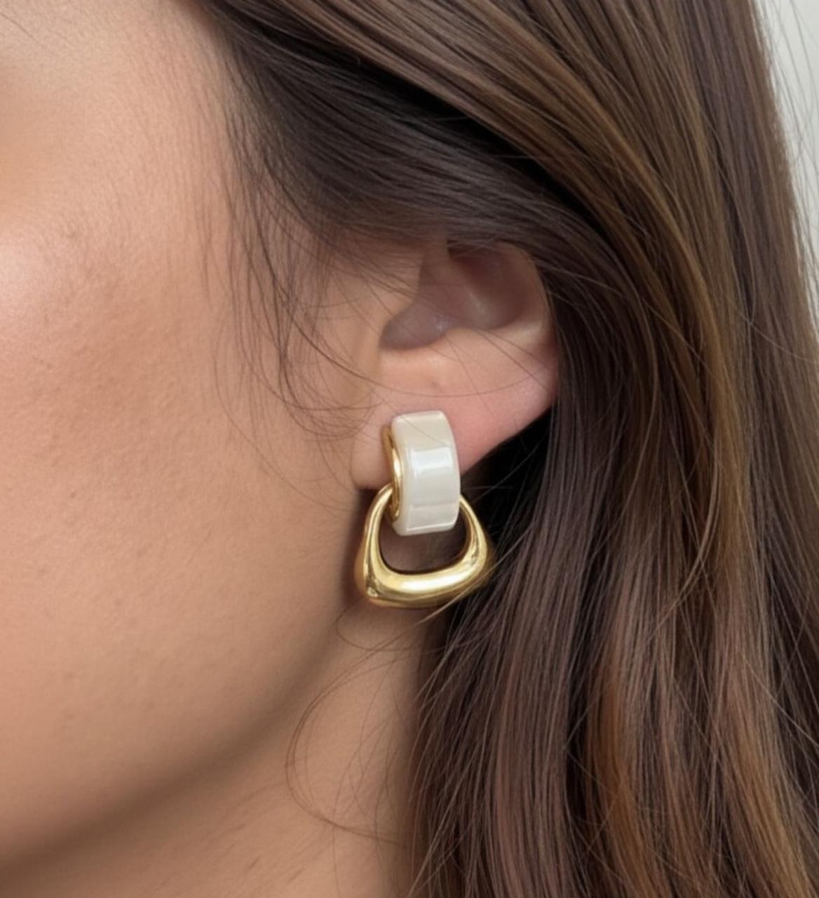 Ivory Knot Earrings