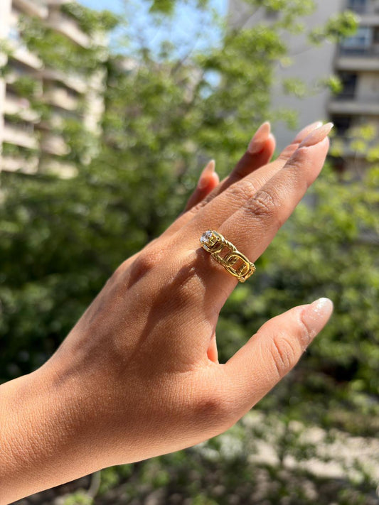 Link Luxe Ring (Adjustable)