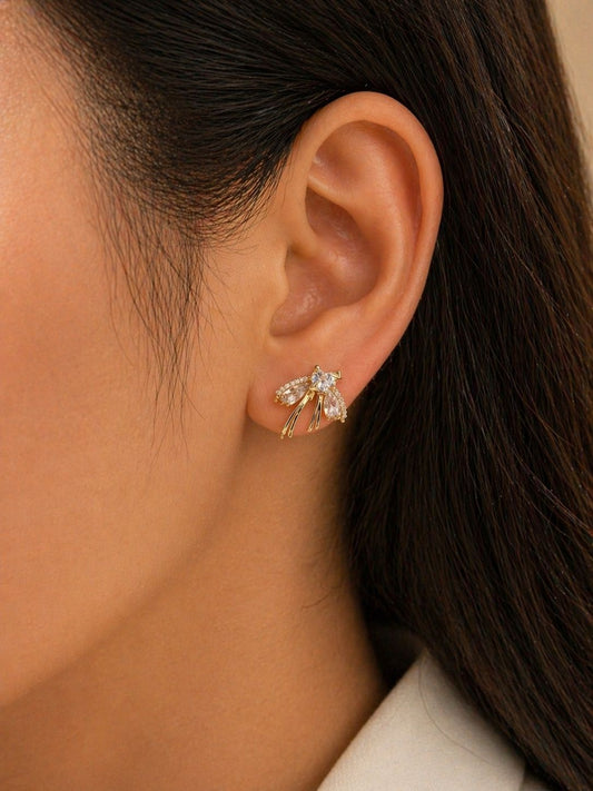 Lumi Bloom Studs| Anti-Tarnish Stainless Steel