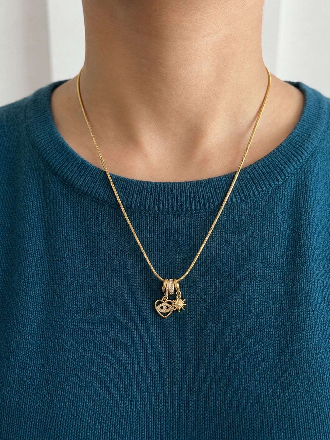 Mini Charm Necklace| Anti-Tarnish Stainless Steel